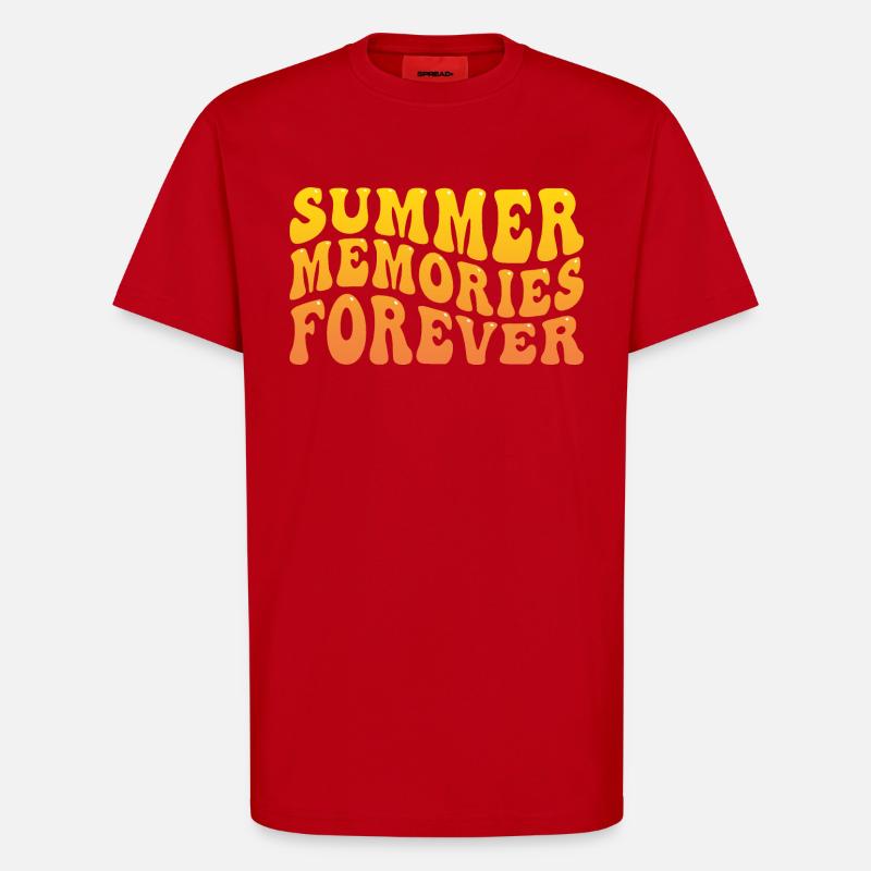 Summer Memories Graphic - T-Shirt - made by SPREAD - red