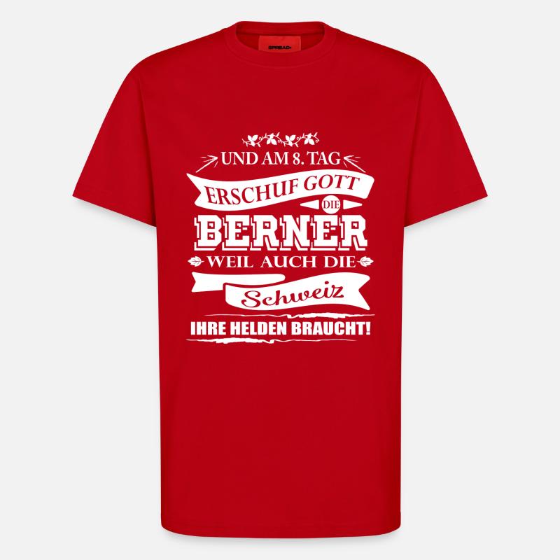 Berner-Schweiz - T-Shirt - made by SPREAD - Rot