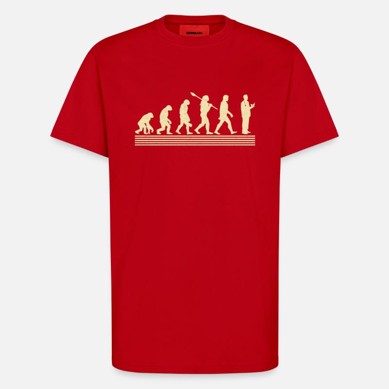 Pharmacist evolution - T-Shirt - made by SPREAD - red