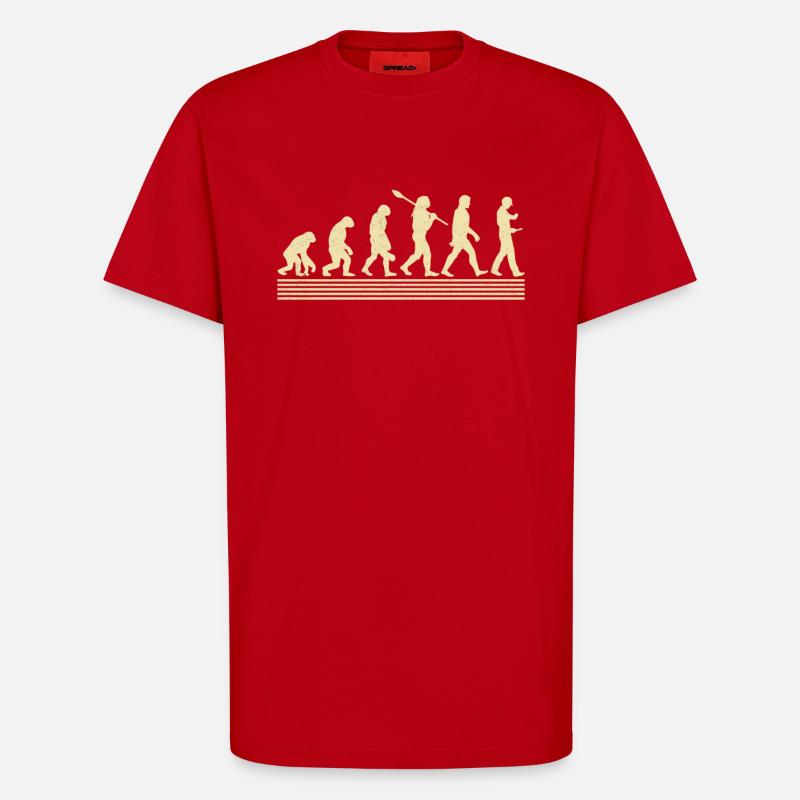 Engineering evolution - T-Shirt - made by SPREAD - red