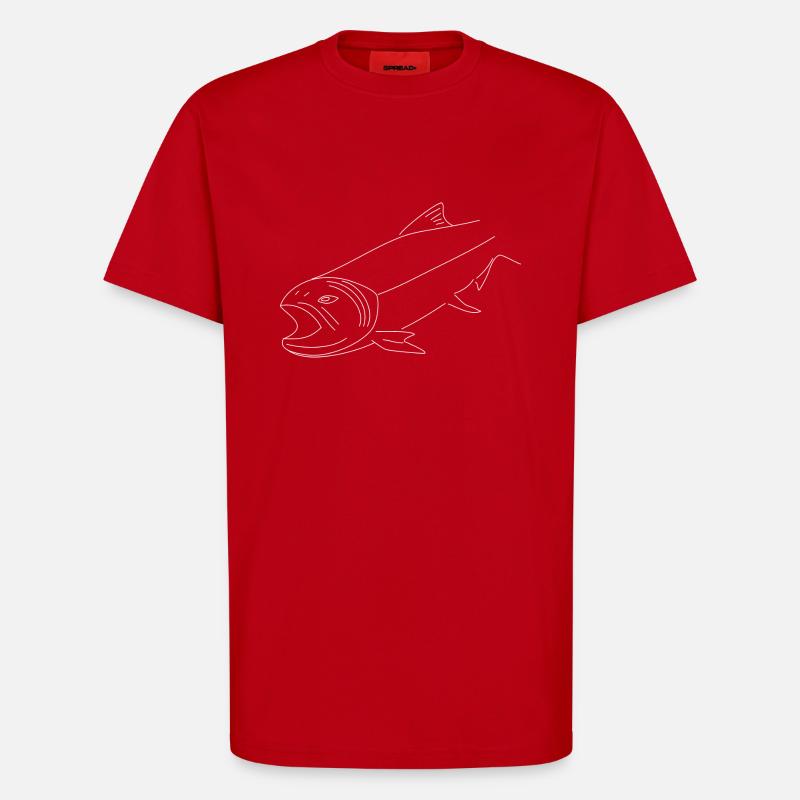 Forelle-1.2 - T-Shirt - made by SPREAD - Rot