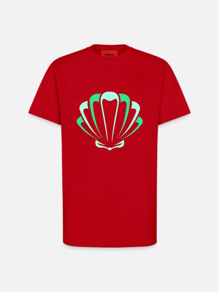 shell - T-Shirt - made by SPREAD - red