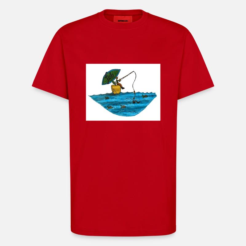 Fisch - T-Shirt - made by SPREAD - Rot
