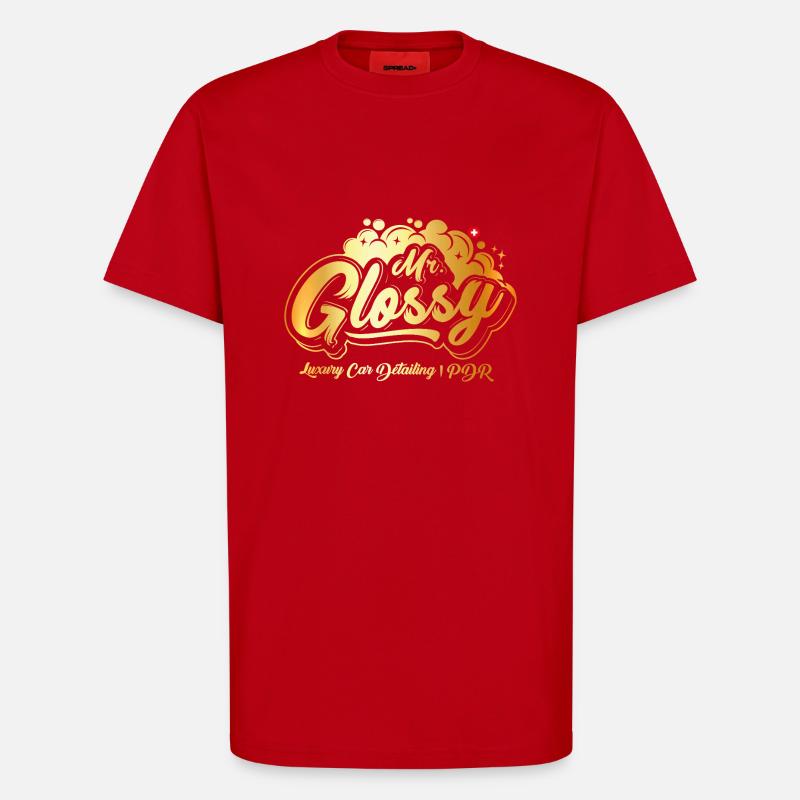 Mr. Glossy - T-Shirt - made by SPREAD - Rot