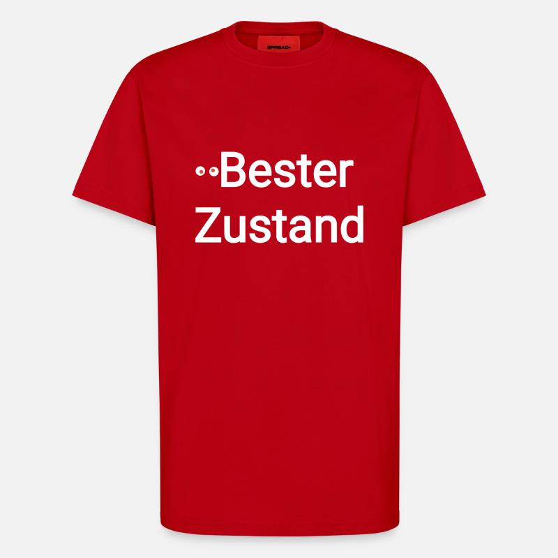 Bester Zustand - T-Shirt - made by SPREAD - Rot