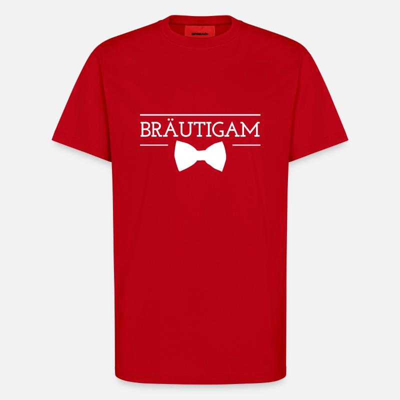 Bräutigam - T-Shirt - made by SPREAD - Rot