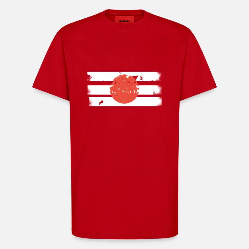 Japan - T-Shirt - made by SPREAD - red