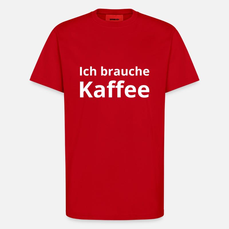 Kaffee - T-Shirt - made by SPREAD - Rot