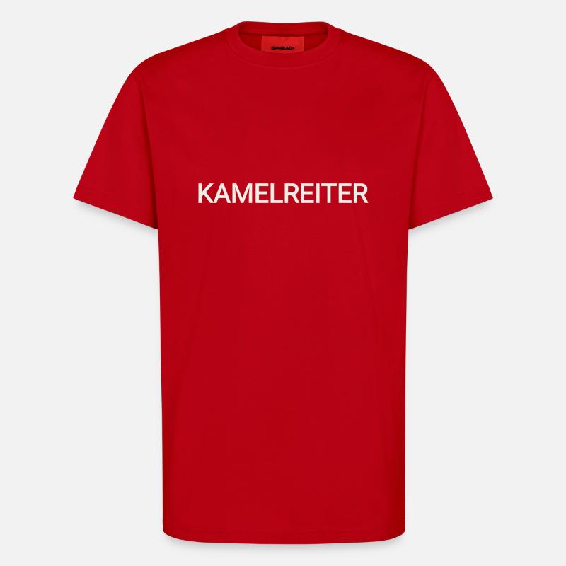 Kamelreiter - T-Shirt - made by SPREAD - Rot