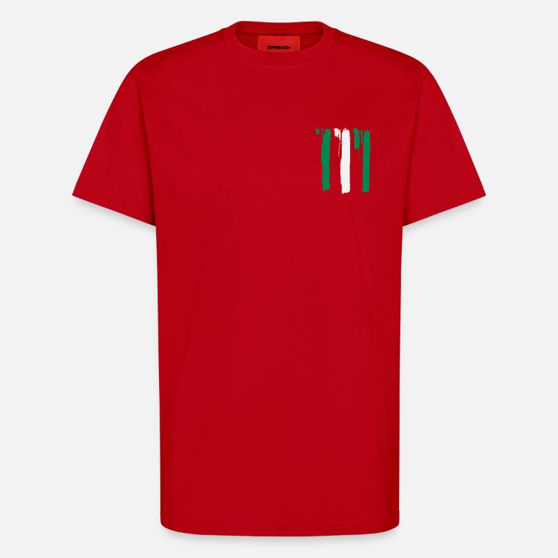 Nigeria Flagge - T-Shirt - made by SPREAD - Rot