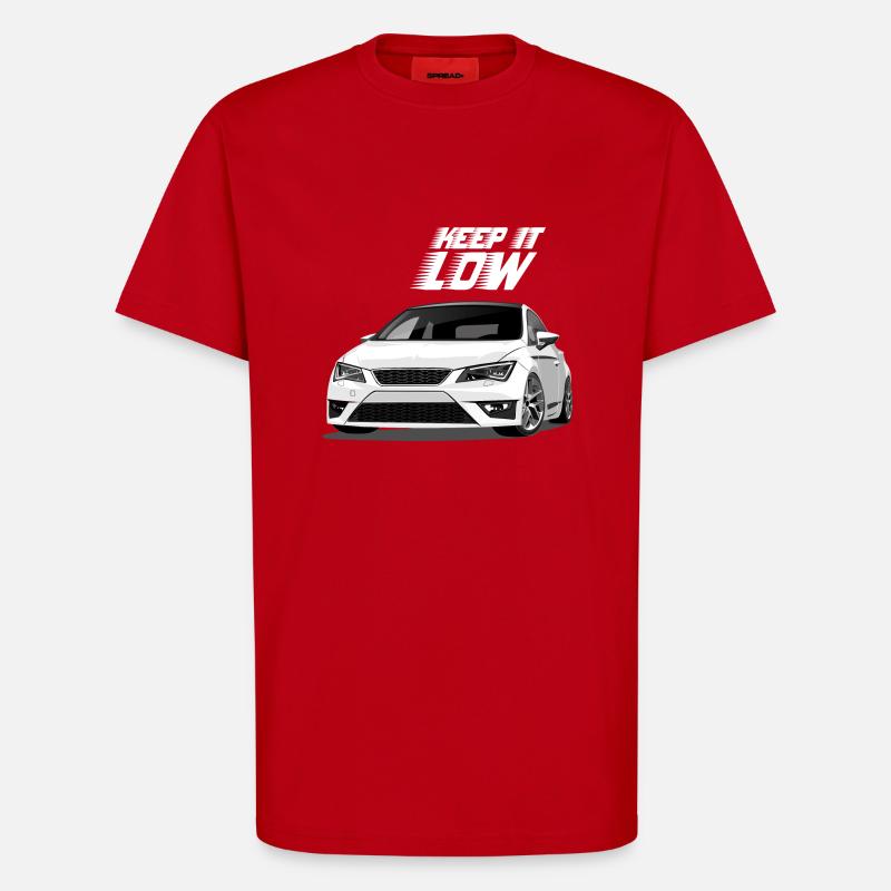Leon 5F FR Keep it low - T-Shirt - made by SPREAD - red