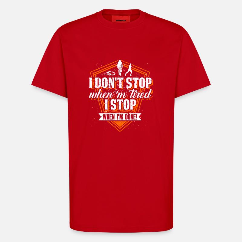 triatlon_1 - T-Shirt - made by SPREAD - Rot