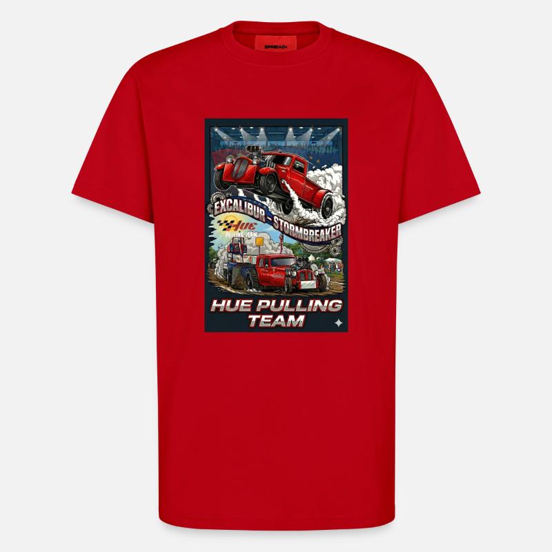 Tshirt_Hue_Pulling_Team - T-Shirt - made by SPREAD - red