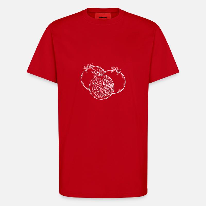 Pomegranate Fruit Fruit Fruit - T-Shirt - made by SPREAD - red
