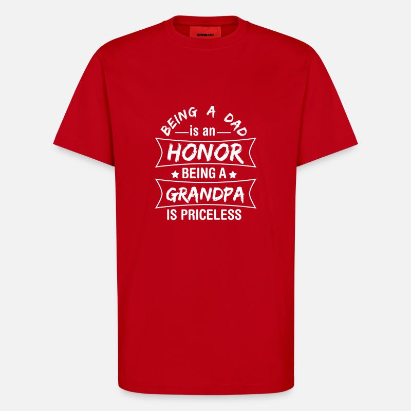 Stolzer Opa - T-Shirt - made by SPREAD - Rot
