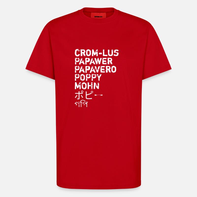 Mohn - T-Shirt - made by SPREAD - Rot