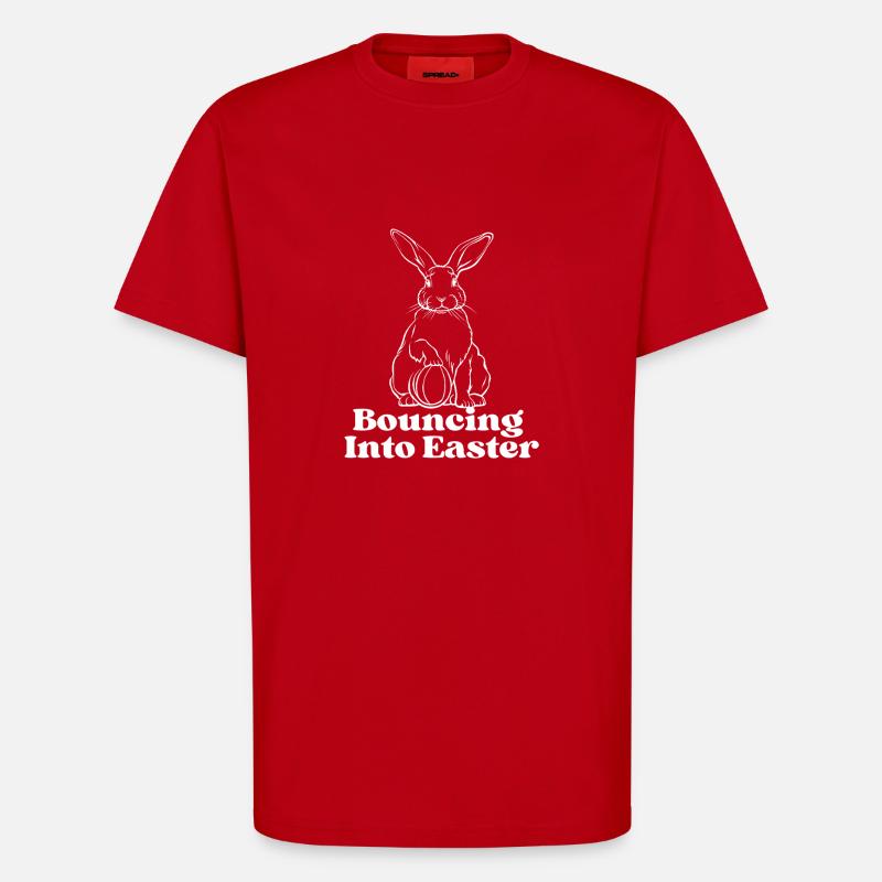 Bouncing into Easter - T-Shirt - made by SPREAD - red
