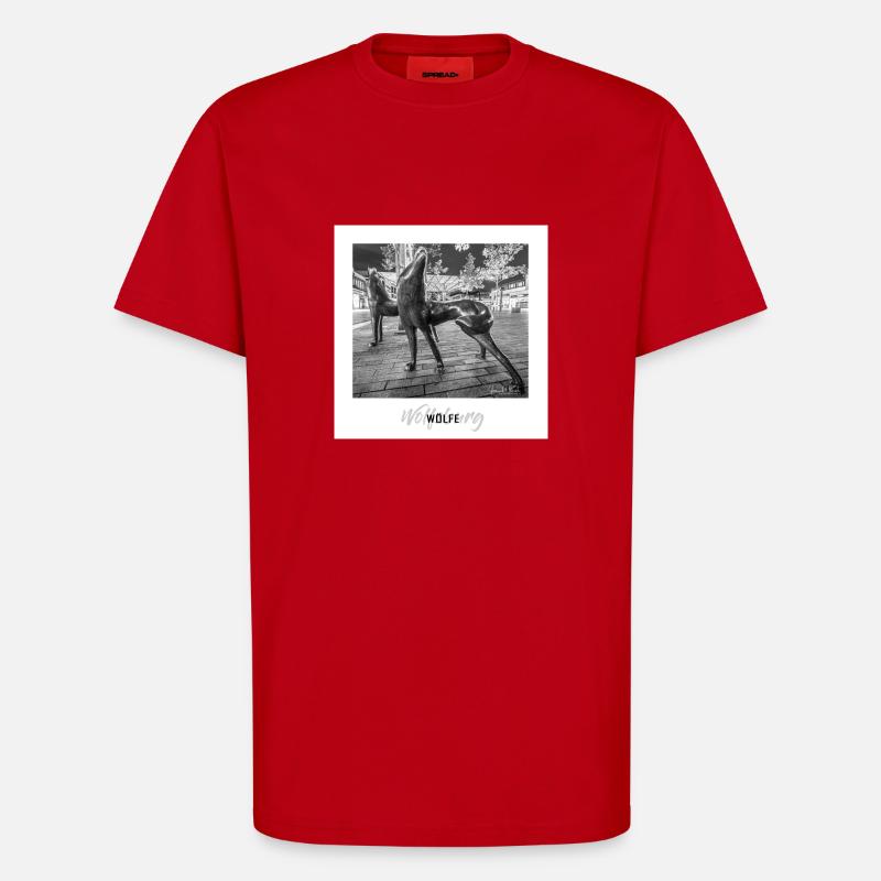 Wölfe Wolfsburg - T-Shirt - made by SPREAD - Rot