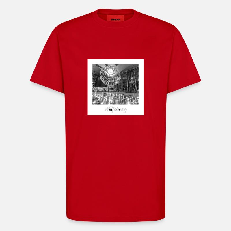 Piazza Wolfsburg - T-Shirt - made by SPREAD - Rot