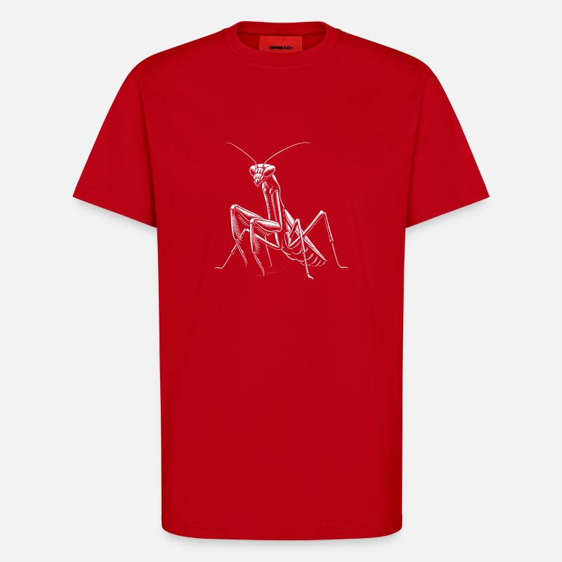 Gottesanbeterin - T-Shirt - made by SPREAD - Rot