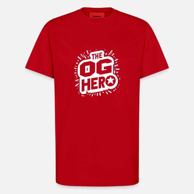 Der OG-Held - T-Shirt - made by SPREAD - Rot