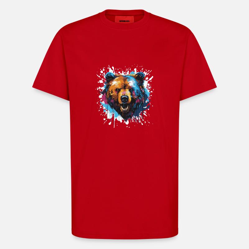 bär - T-Shirt - made by SPREAD - Rot