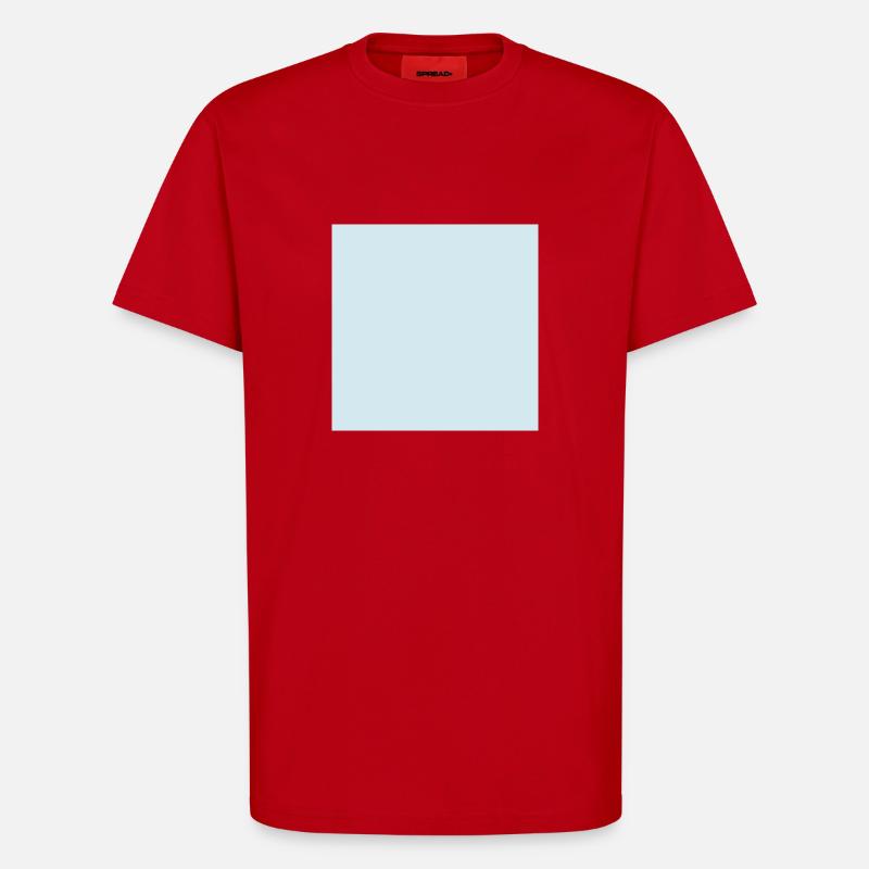 Mint customizable face mask - T-Shirt - made by SPREAD - red