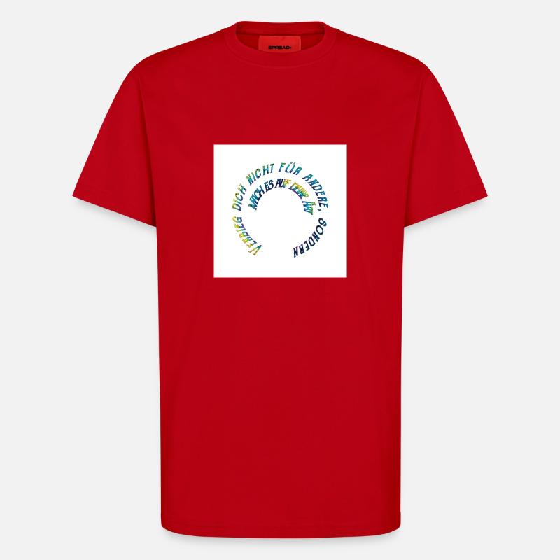 Regenbogenpruch - T-Shirt - made by SPREAD - Rot