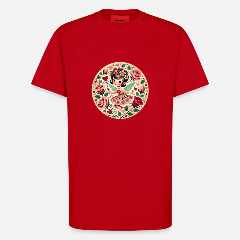 Pixie Valentine - T-Shirt - made by SPREAD - red