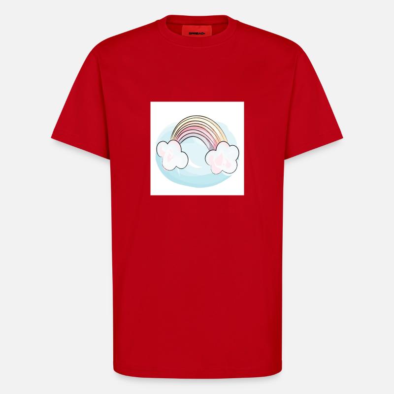 Regenbogen - T-Shirt - made by SPREAD - Rot