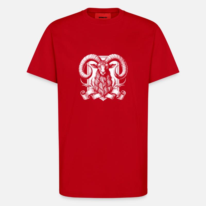 Schafbock - T-Shirt - made by SPREAD - Rot