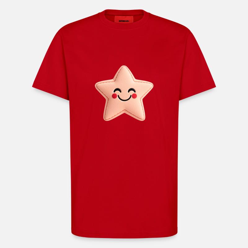 Süßer Stern - Pink - T-Shirt - made by SPREAD - Rot