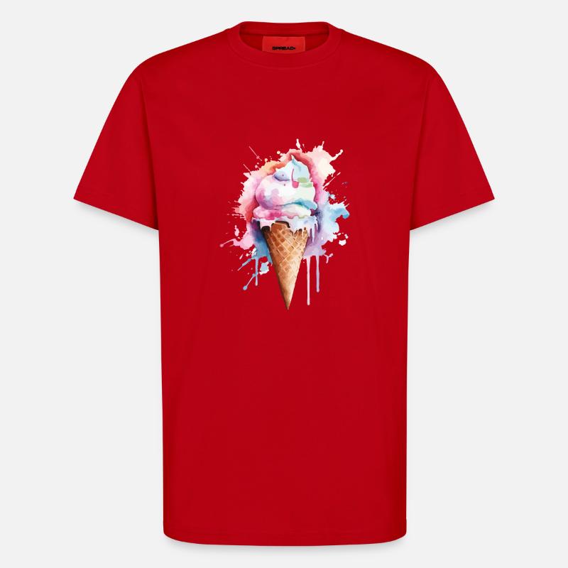 Eis Eiscreme - T-Shirt - made by SPREAD - Rot
