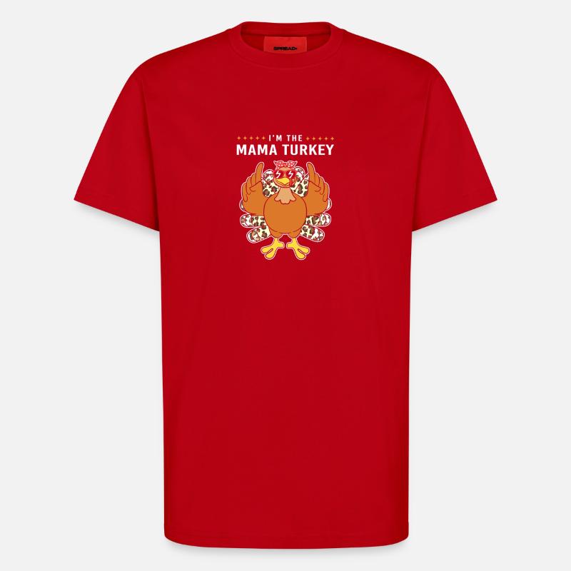 Thanksgiving Mama Mutter Oma Großmutter - T-Shirt - made by SPREAD - Rot