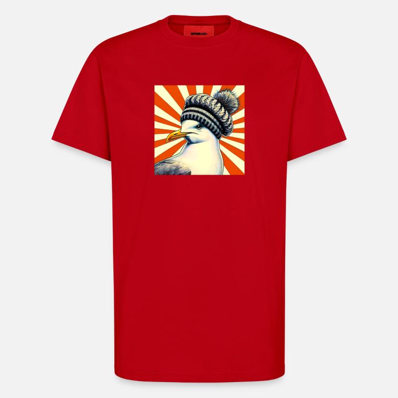 Möwe - T-Shirt - made by SPREAD - Rot
