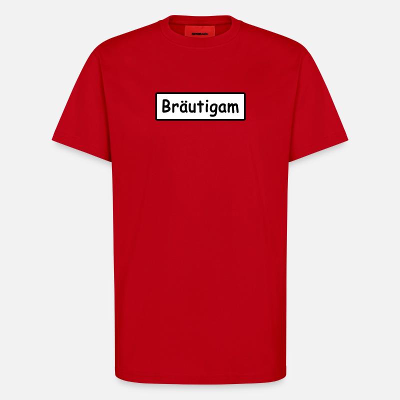 JGA Retro Kostüm Panzerknacker Bräutigam Karneval - T-Shirt - made by SPREAD - Rot