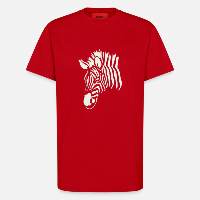 Zebra 1 - T-Shirt - made by SPREAD - red