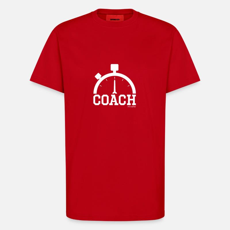 coach - T-Shirt - made by SPREAD - red
