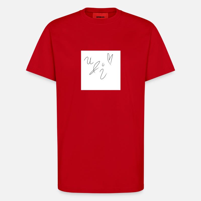 U&I - T-Shirt - made by SPREAD - Rot