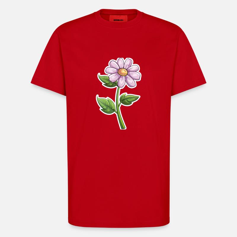 Blumen - T-Shirt - made by SPREAD - Rot