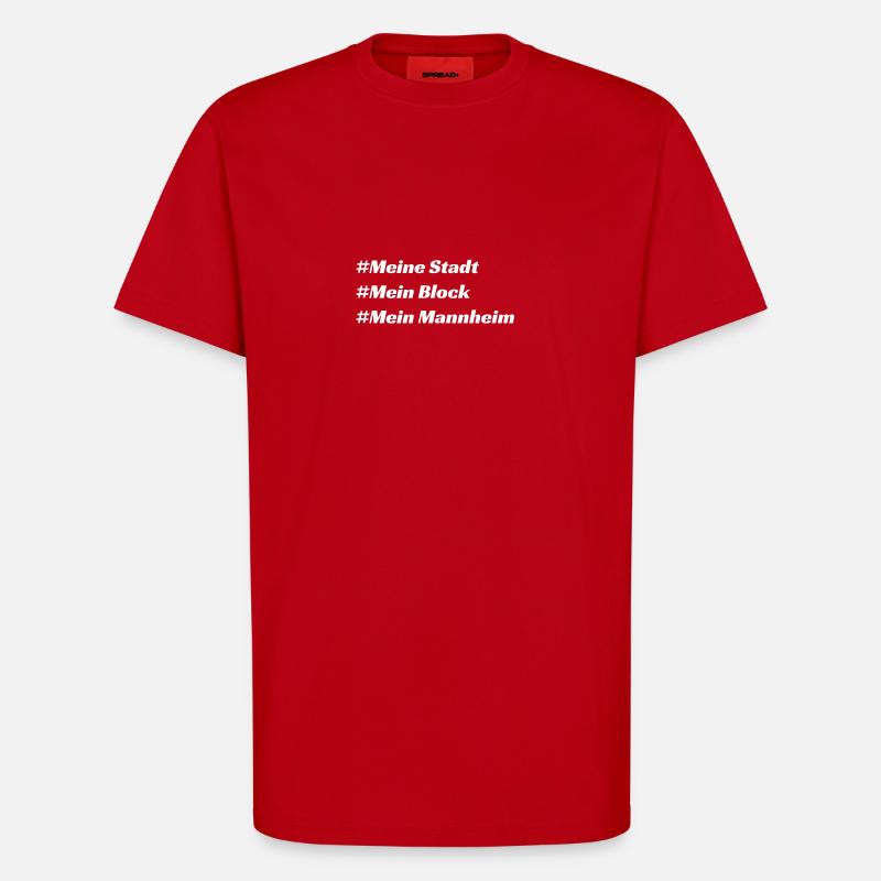 Mannheim - T-Shirt - made by SPREAD - Rot