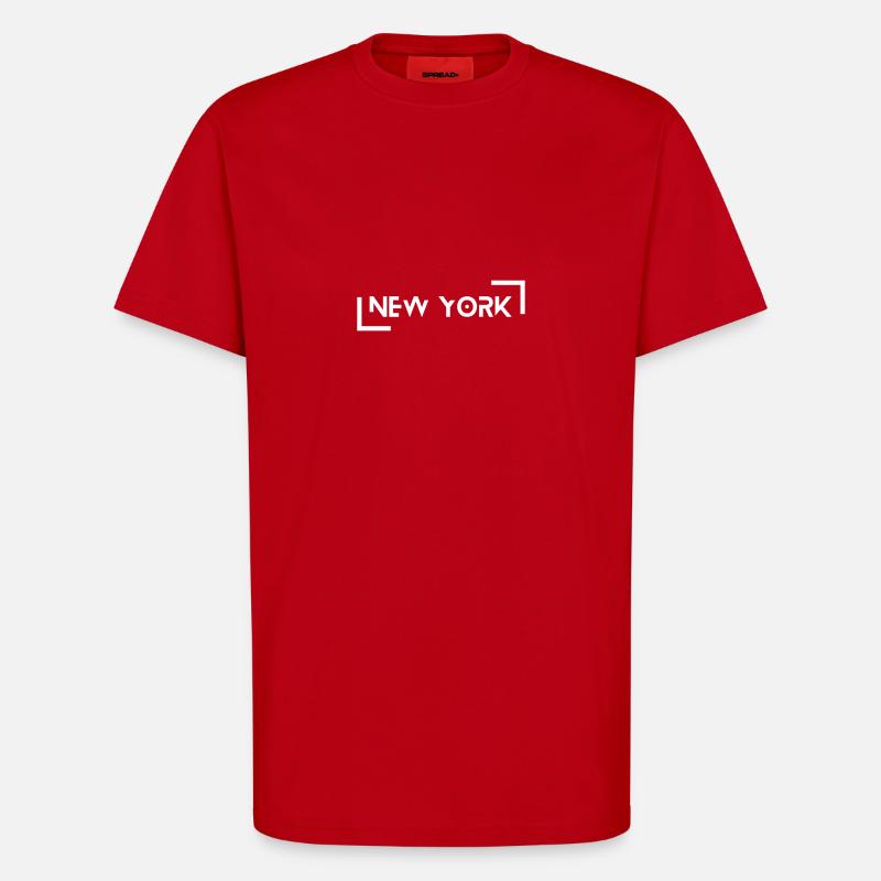 New York - T-Shirt - made by SPREAD - Rot