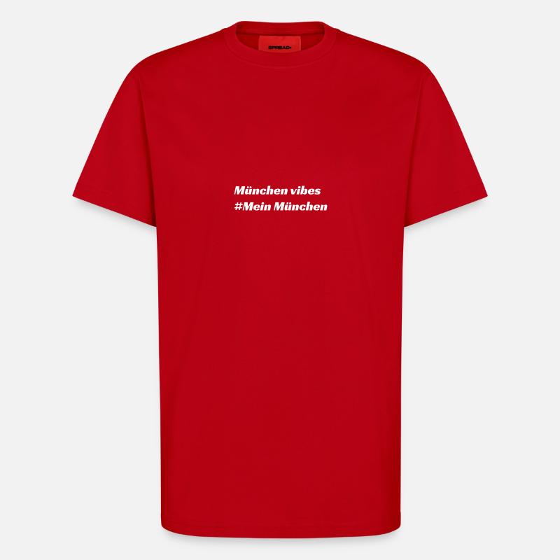 München - T-Shirt - made by SPREAD - Rot