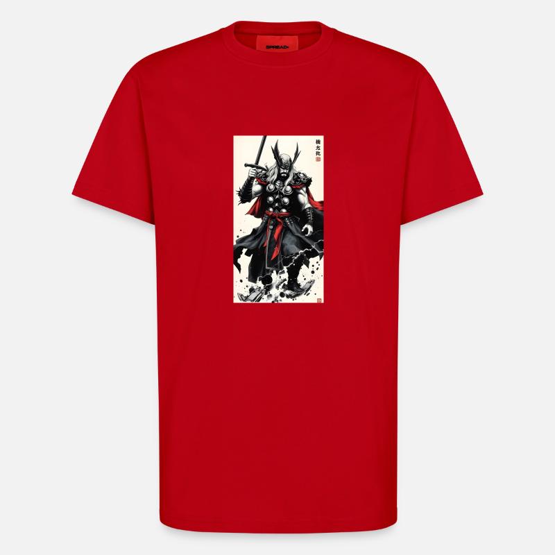 Samurai Thor - T-Shirt - made by SPREAD - Rot