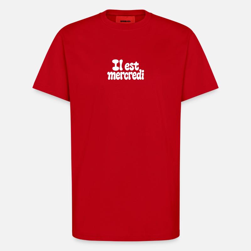 It's Wednesday – Meme Verity & Chelsea - T-Shirt - made by SPREAD - red