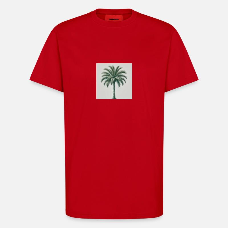 Simple Palm - T-Shirt - made by SPREAD - Rot