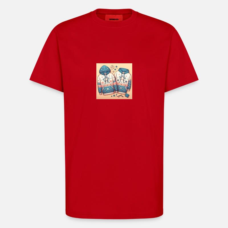Kleidung Sternchen - T-Shirt - made by SPREAD - Rot