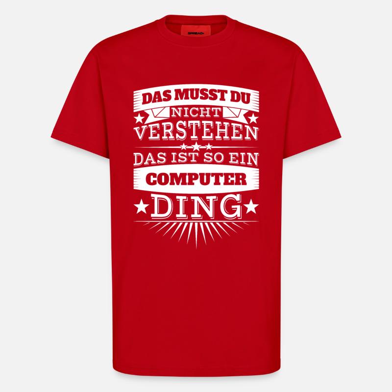 Computer - T-Shirt - made by SPREAD - Rot