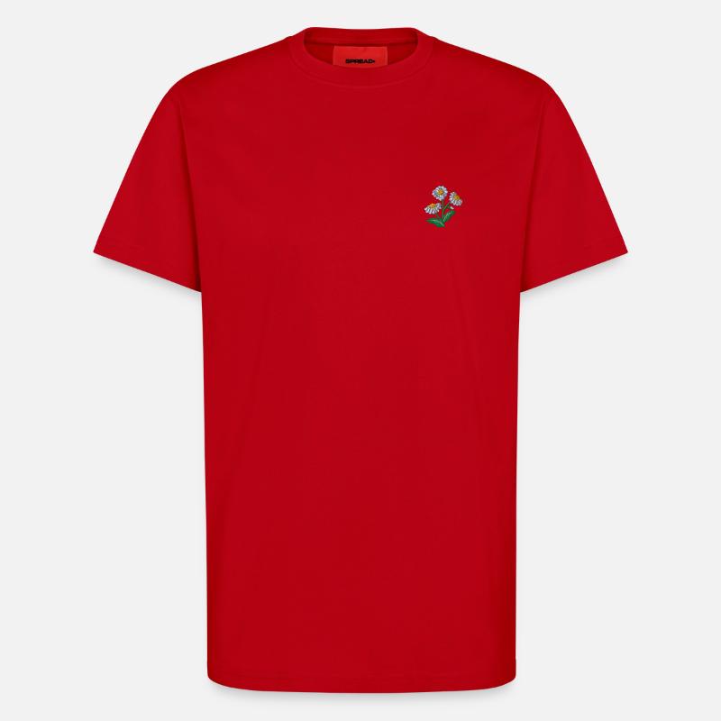 Gänseblümchen - T-Shirt - made by SPREAD - Rot