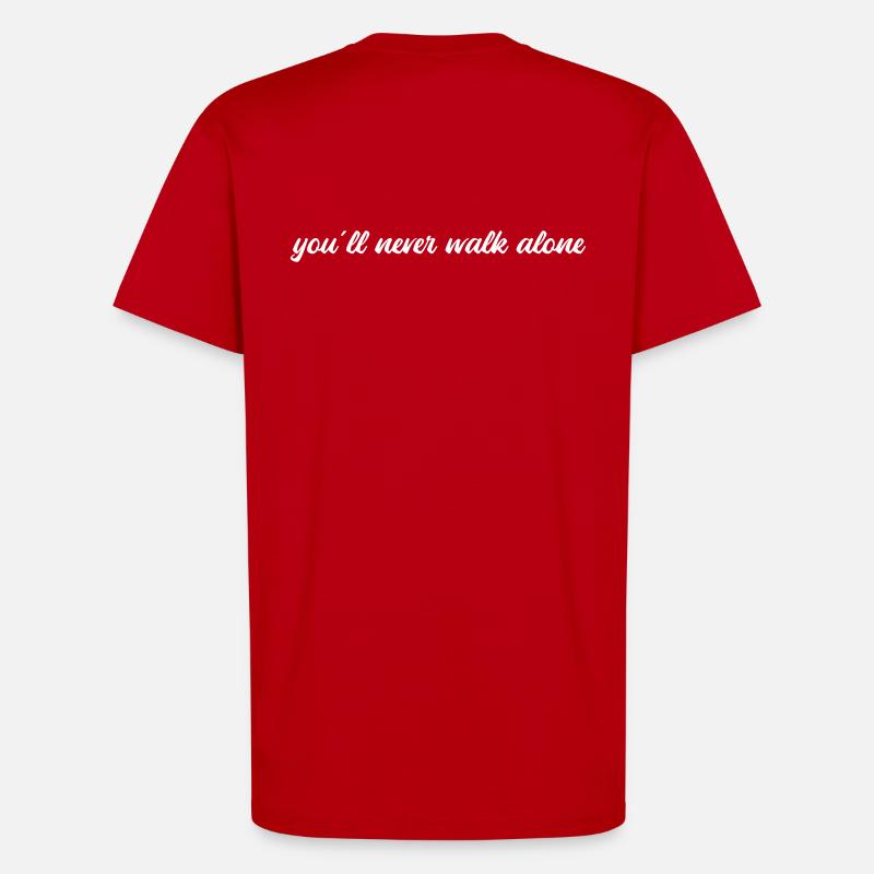 You'll never walk alone - T-Shirt - made by SPREAD - red